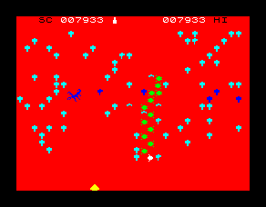 Centipede screenshot 3 for ZX Spectrum